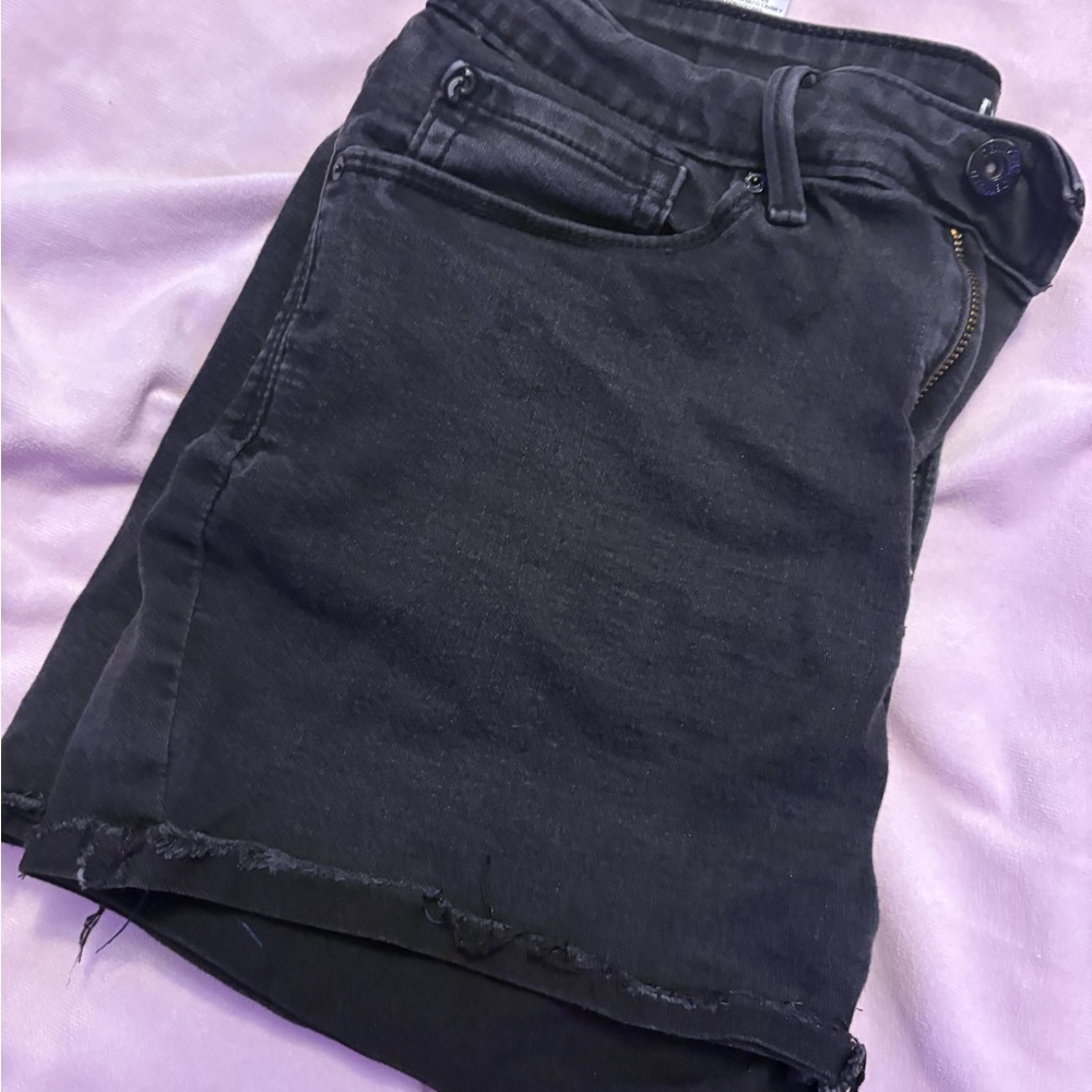 Levi's Black Jean Shorts for Women